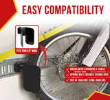 Moto Cinch E-Track Wheel Chock - wall mount