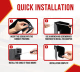 Moto Cinch E-Track Wheel Chock - wall mount