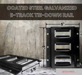 6” E-Track Rail x 2 (Black)