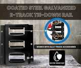 6” E-Track Rail x 2 (Black)