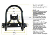 Moto Cinch E-Track Wheel Chock