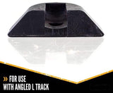 Moto Cinch L-Track - angled end cap